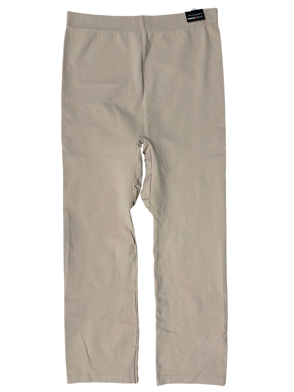 Avenue Beige Seamless Stretch Leggings-Size 30/32